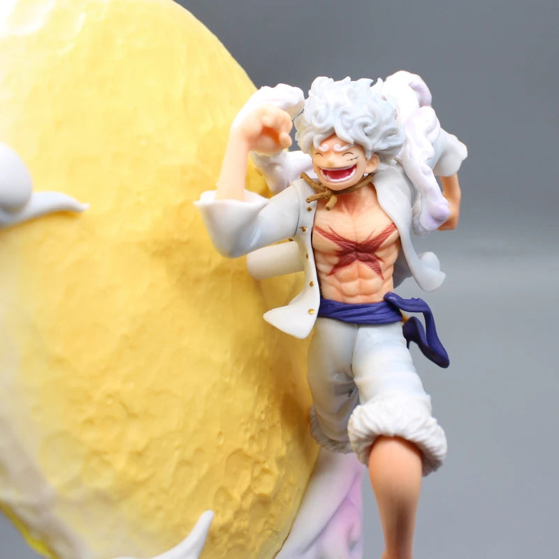 Figurine One Piece - Luffy Gear 5 LED 29 cm