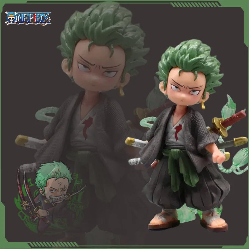 Figurine One Piece - Roronoa Zoro Chibi 14cm