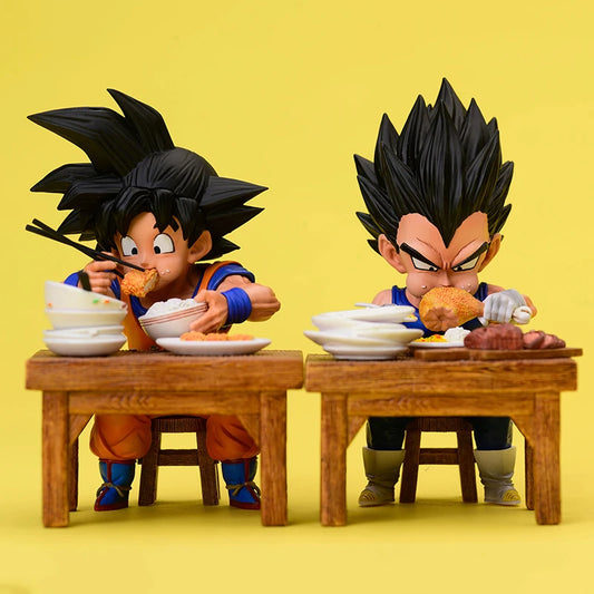 Dragon Ball Z - Vegeta Goku à table 8cm
